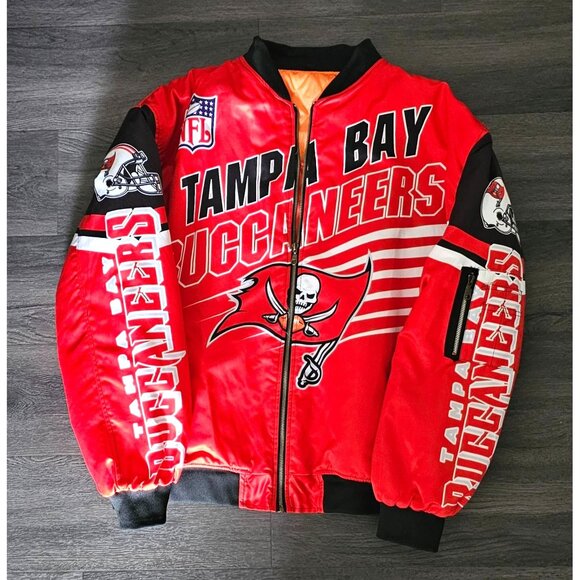 NFL Tampa Bay Buccaneers Jacket, Red,‎ 3XL - Picture 1 of 4